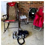 Camping Chairs and Coleman Cot