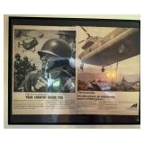 Framed Military Recruitment Poster Print