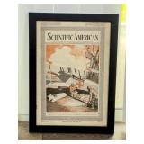 Framed 1917 Scientific American Cover