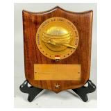 United Air Lines 100,000 Mile Club Plaque
