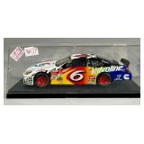 Valvoline No. 6 Racing Diecast Car in Display Case