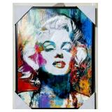 Colorful Portrait Print of Marilyn Monroe