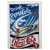Pepsi-Cola Advertisement Poster Featuring Jet Plan