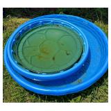 Plastic Wading Pool and Large Sifter