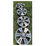 Four Alloy Toyota Wheel Covers