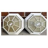 White Octagonal Ceiling Light Fixtures