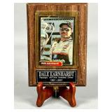 Dale Earnhardt Plaque with Trading Card