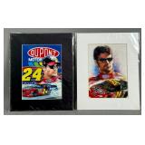 Two Dupont Racing Driver Lithographs