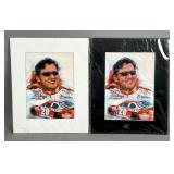 Two NASCAR Driver Prints