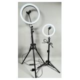 Adjustable Ring Light Set with Stands