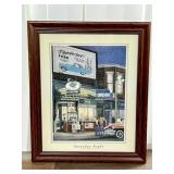 Framed Artwork 'Saturday Night' by Dave Barnhouse