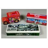 Three Decorative Tin Containers
