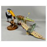 Hand-Painted Animal Sculptures