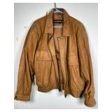 Tan Suede-Style Jacket by Wear Me Out, Size L