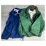 Frogg Toggs Jacket and Duluth Trading Fleece