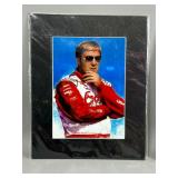 Framed Racing Driver Portrait Print