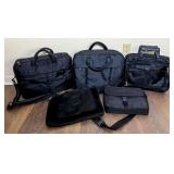 Black Laptop and Messenger Bags