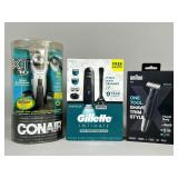 Three Electric Grooming Trimmers