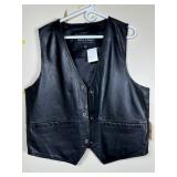 Black Leather Vest by Wilsons Leather