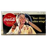 1940s Coca-Cola Advertising Sign