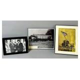 Three Framed Historical Prints