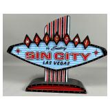 Las Vegas 'Sin City' Desktop Light-Up Sign