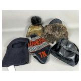 Five Assorted Winter Hats