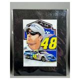 Framed NASCAR Jimmie Johnson #48 Print
