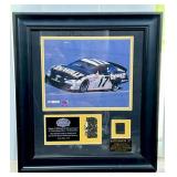 Framed NASCAR Memorabilia Featuring Matt Kenseth