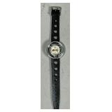 Chevrolet-Themed Wristwatch with Leather Band