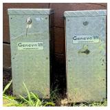 Geneva Diamond-Plate Metal Toolboxes