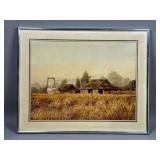 Framed Print of Rustic Barn Scene