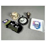 Skull-Themed Decorative and Wearable Items