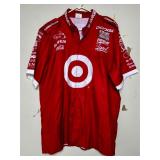 Red Target Racing Team Logo Shirt, Size Large
