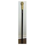 Walking Cane with Carved Skull Handle