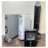 Electric Space Heaters and Tower Fan