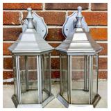 Hexagonal Metal Outdoor Wall Lanterns