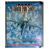 Miami Air Show Poster Featuring Blue Angels