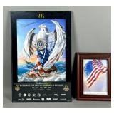 McDonald's National Salute Poster & Framed Flag Ar