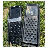 Black Plastic Vehicle Traction Ramps