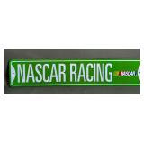 Green Metal NASCAR Racing Sign