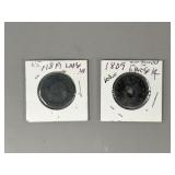 1809 and 1819 Large Cents