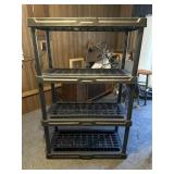 Plastic 4-Tier Storage Shelf