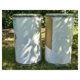 Two Large Storage Drums