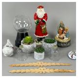 Decorative Figurines, Planters, and Decor