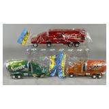 Toy Trucks - Coca-Cola, Sprite, Sunkist