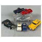 Seven Die-Cast Model Cars and Trucks