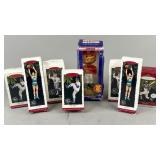 Sports-Themed Ornaments and Bobblehead