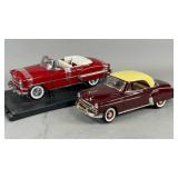 Two Classic Convertible Diecast Cars