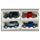 4 Classic Chevrolet Die-Cast Models